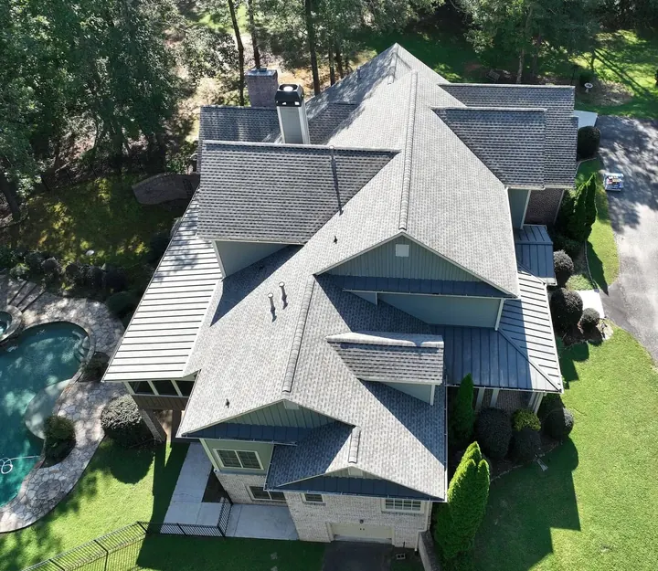 Roofing project completed in Cumming GA