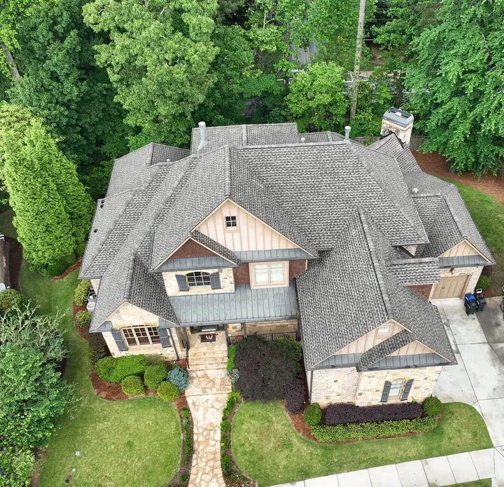 Roof replacement showcasing quality workmanship