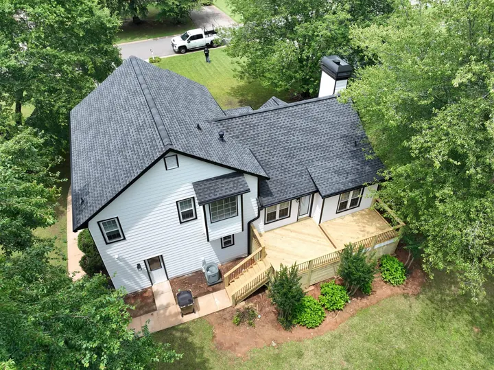 Finished roofing project by Hopewell Roofing
