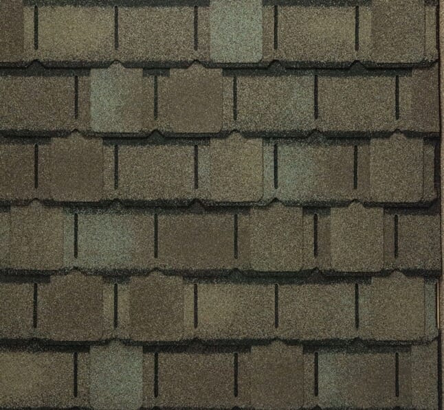 GAF Camelot 2 Weathered Timber shingle color