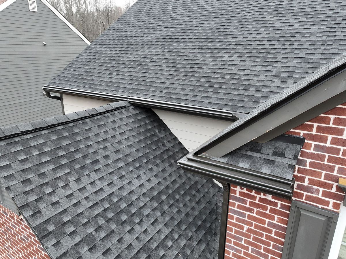 GutterMate at a mitered gutter corner