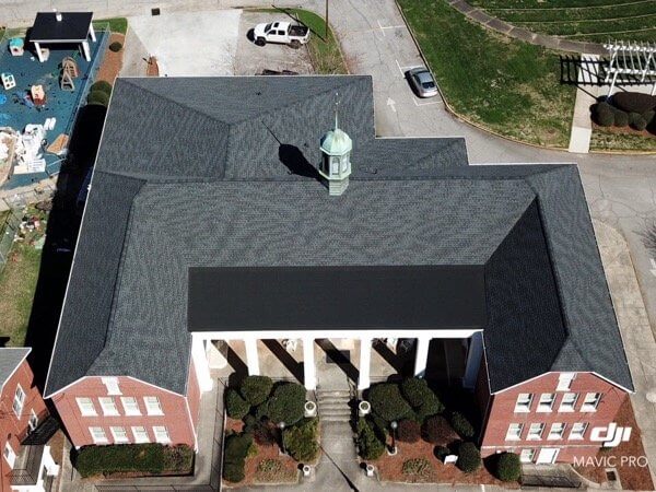 Brenau University commercial roofing project by Hopewell Roofing