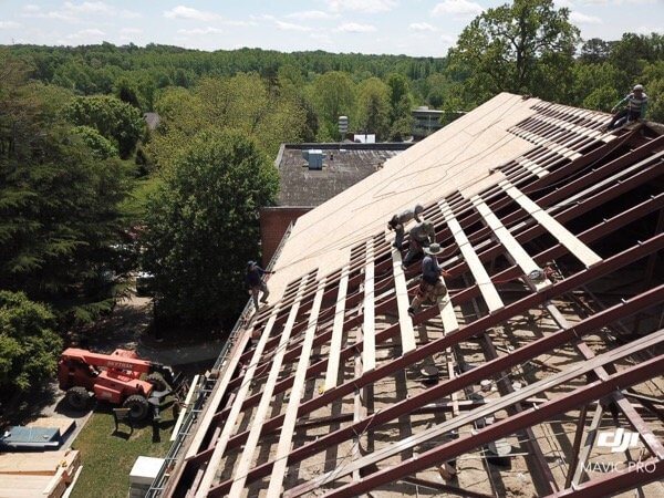 Piedmont College commercial roofing project by Hopewell Roofing
