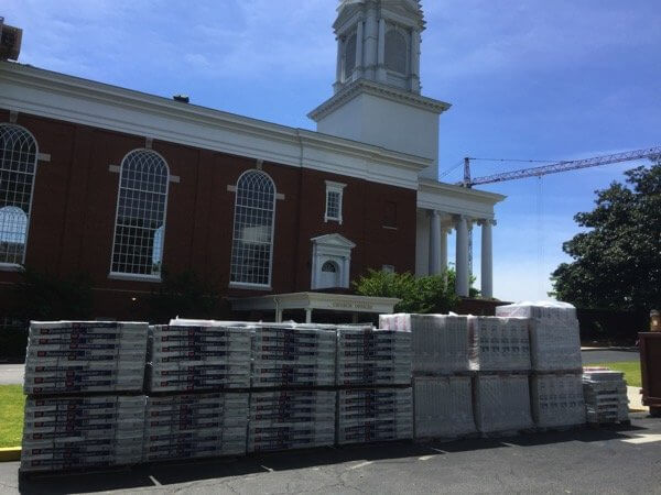 Wieuca Baptist Church commercial roofing project by Hopewell Roofing