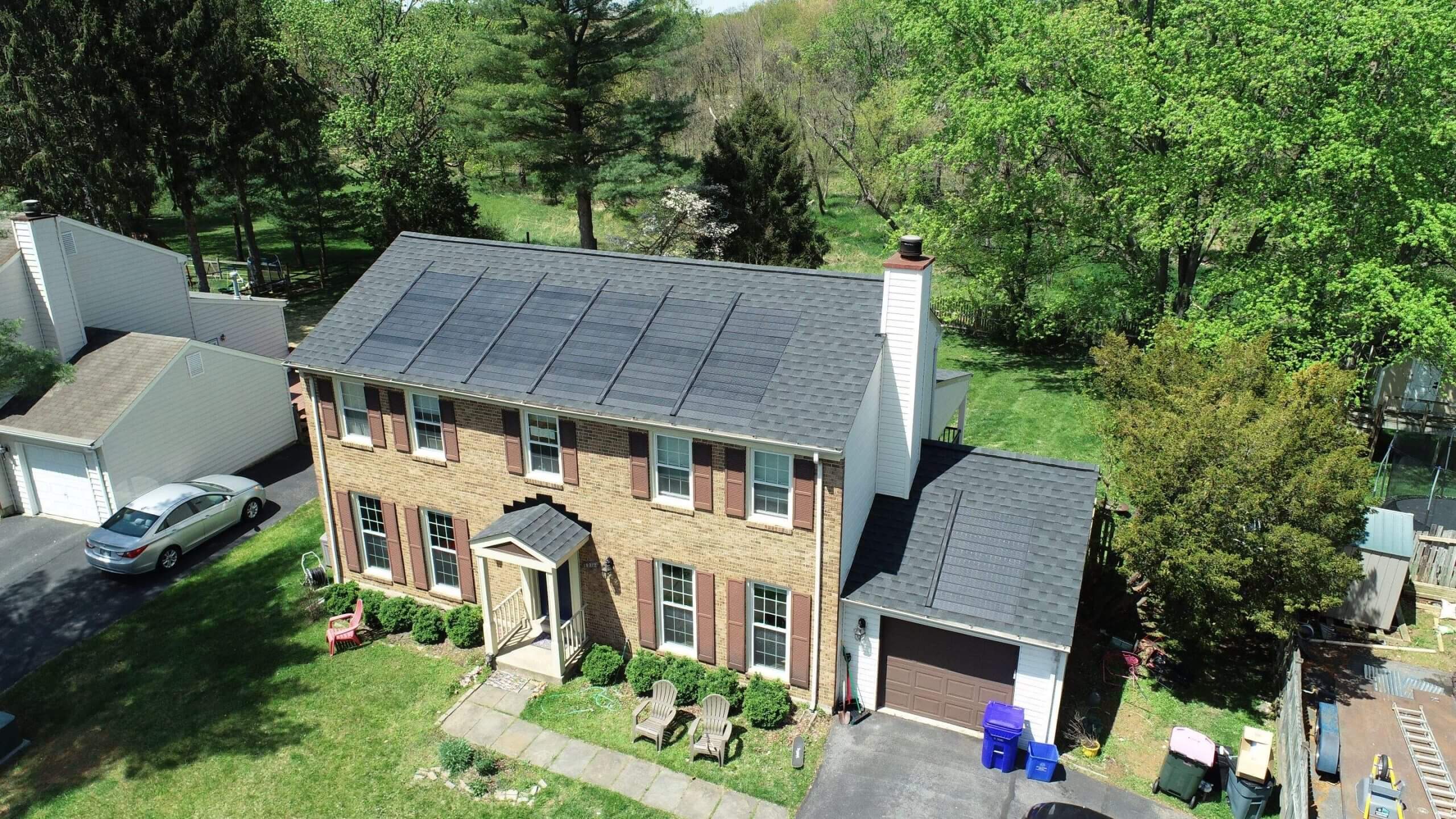 GAF Timberline Solar shingle roof installation by Hopewell Roofing